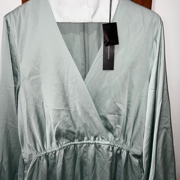 BCBG Fringe Tie Romper in Harbor - Picture 6 of 12